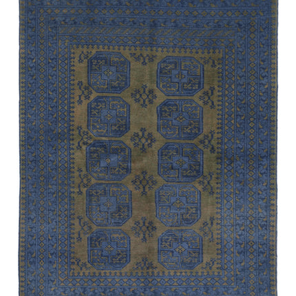 Revival 5' 8" X 7' 7" Hand Knotted Wool Rug 5' 8" X 7' 7" (173 X 231) / Green / Wool