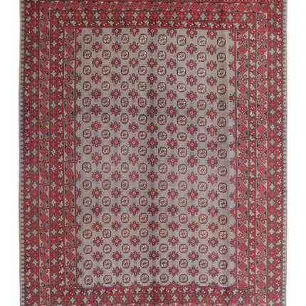 Revival 8' 2" X 10' 11" Hand Knotted Wool Rug 8' 2" X 10' 11" (249 X 333) / Grey / Wool