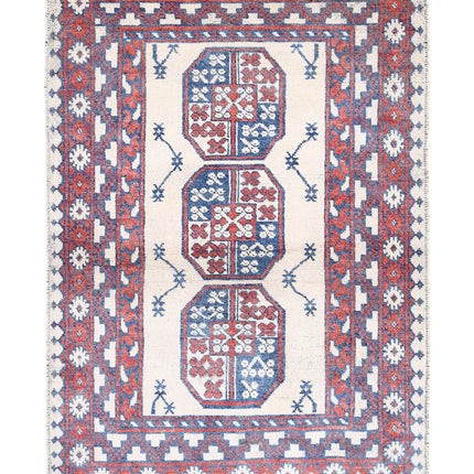 Revival 3' 2" X 4' 8" Hand Knotted Wool Rug 3' 2" X 4' 8" (97 X 142) / Taupe / Wool