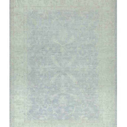Serenity 4' 10" X 6' 6" Hand Knotted Wool Rug 4' 10" X 6' 6" (147 X 198) / Grey / Wool