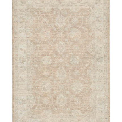 Serenity 4' 1" X 6' 0" Hand Knotted Wool Rug 4' 1" X 6' 0" (124 X 183) / Taupe / Wool