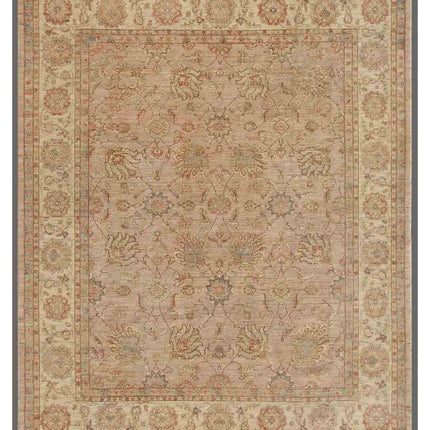 Serenity 8' 1" X 9' 8" Hand Knotted Wool Rug 8' 1" X 9' 8" (246 X 295) / Brown / Wool