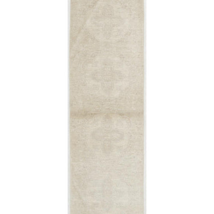 Serenity 1' 10" X 6' 4" Hand Knotted Wool Rug 1' 10" X 6' 4" (56 X 193) / Ivory / Wool