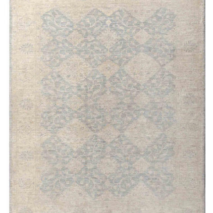 Serenity 6' 4" X 8' 0" Hand Knotted Wool Rug 6' 4" X 8' 0" (193 X 244) / Blue / Wool