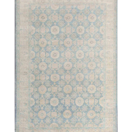 Serenity 6' 0" X 8' 9" Hand Knotted Wool Rug 6' 0" X 8' 9" (183 X 267) / Blue / Wool
