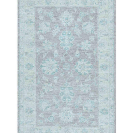Serenity 3' 1" X 4' 10" Hand Knotted Wool Rug 3' 1" X 4' 10" (94 X 147) / Brown / Wool