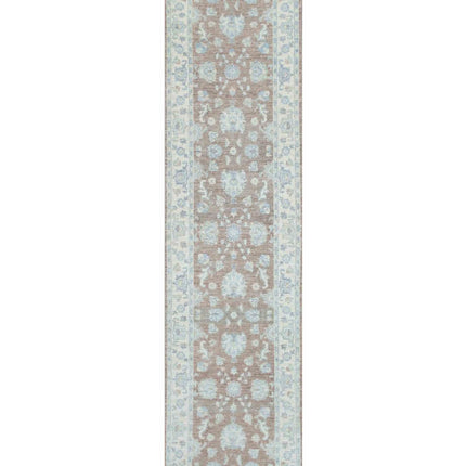 Serenity 2' 9" X 10' 0" Hand Knotted Wool Rug 2' 9" X 10' 0" (84 X 305) / Brown / Wool