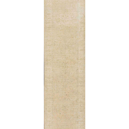 Serenity 2' 8" X 9' 8" Hand Knotted Wool Rug 2' 8" X 9' 8" (81 X 295) / Ivory / Wool