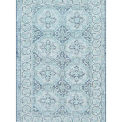 Serenity 3' 2" X 4' 10" Hand Knotted Wool Rug 3' 2" X 4' 10" (97 X 147) / Grey / Wool