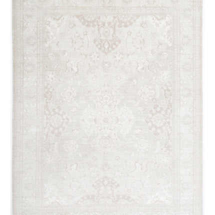Serenity 8' 10" X 11' 8" Hand Knotted Wool Rug 8' 10" X 11' 8" (269 X 356) / Ivory / Wool