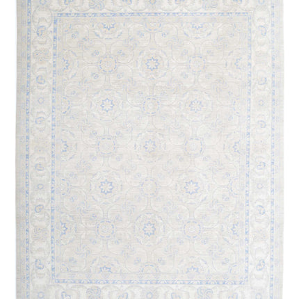 Serenity 9' 0" X 12' 1" Hand Knotted Wool Rug 9' 0" X 12' 1" (274 X 368) / Ivory / Wool