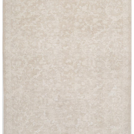Serenity 9' 11" X 12' 6" Hand Knotted Wool Rug 9' 11" X 12' 6" (302 X 381) / Brown / Wool