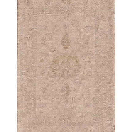 Serenity 3' 3" X 5' 0" Hand Knotted Wool Rug 3' 3" X 5' 0" (99 X 152) / Ivory / Wool