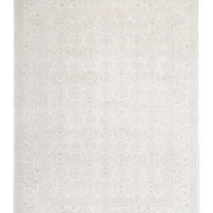 Serenity 9' 9" X 13' 7" Hand Knotted Wool Rug 9' 9" X 13' 7" (297 X 414) / Ivory / Wool