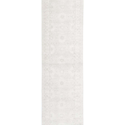Serenity 2' 11" X 11' 2" Hand Knotted Wool Rug 2' 11" X 11' 2" (89 X 340) / Ivory / Wool