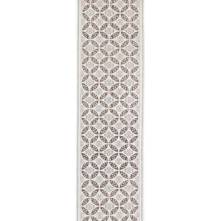 Serenity 3' 9" X 16' 2" Hand Knotted Wool Rug 3' 9" X 16' 2" (114 X 493) / Ivory / Wool