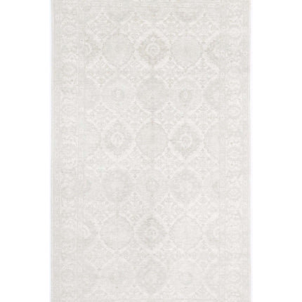 Serenity 6' 1" X 10' 11" Hand Knotted Wool Rug 6' 1" X 10' 11" (185 X 333) / Ivory / Wool