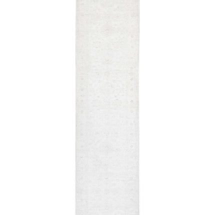 Serenity 2' 9" X 12' 2" Hand Knotted Wool Rug 2' 9" X 12' 2" (84 X 371) / Ivory / Wool