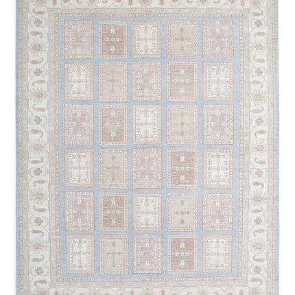 Serenity 9' 10" X 13' 0" Hand Knotted Wool Rug 9' 10" X 13' 0" (300 X 396) / Blue / Wool