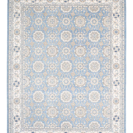 Serenity 13' 2" X 16' 10" Hand Knotted Wool Rug 13' 2" X 16' 10" (401 X 513) / Blue / Wool