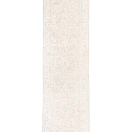 Serenity 2' 6" X 9' 1" Hand Knotted Wool Rug 2' 6" X 9' 1" (76 X 277) / Ivory / Wool