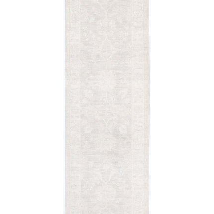 Serenity 2' 7" X 8' 3" Hand Knotted Wool Rug 2' 7" X 8' 3" (79 X 251) / Taupe / Wool