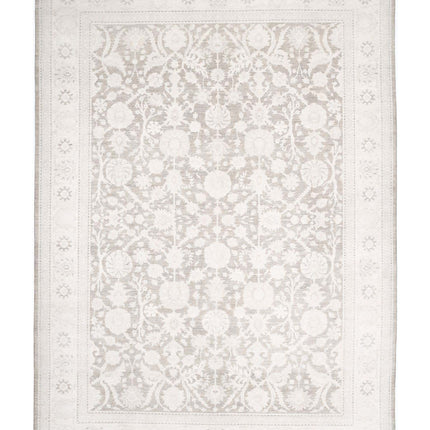 Serenity 12' 10" X 17' 11" Hand Knotted Wool Rug 12' 10" X 17' 11" (391 X 546) / Brown / Wool