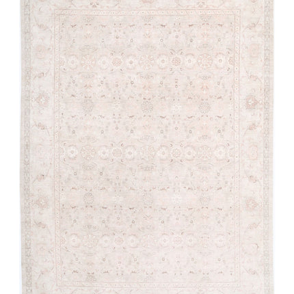 Serenity 8' 10" X 12' 1" Hand Knotted Wool Rug 8' 10" X 12' 1" (269 X 368) / Ivory / Wool