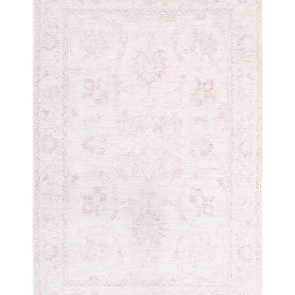 Serenity 3' 10" X 5' 9" Hand Knotted Wool Rug 3' 10" X 5' 9" (117 X 175) / Ivory / Wool
