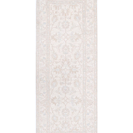 Serenity 2' 5" X 6' 4" Hand Knotted Wool Rug 2' 5" X 6' 4" (74 X 193) / Ivory / Wool