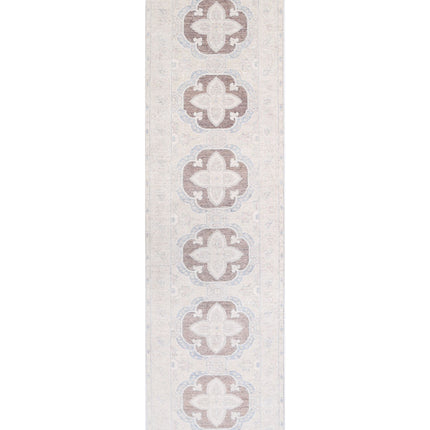 Serenity 2' 6" X 10' 0" Hand Knotted Wool Rug 2' 6" X 10' 0" (76 X 305) / Brown / Wool