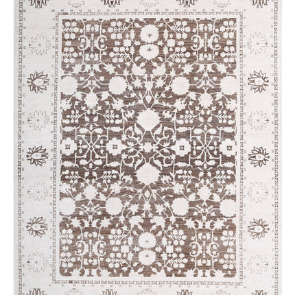 Serenity 8' 11" X 11' 8" Hand Knotted Wool Rug 8' 11" X 11' 8" (272 X 356) / Brown / Wool