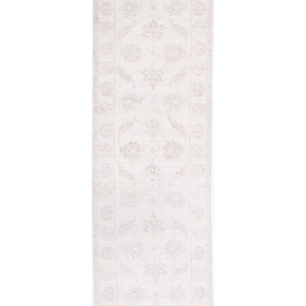 Serenity 2' 7" X 8' 7" Hand Knotted Wool Rug 2' 7" X 8' 7" (79 X 262) / Ivory / Wool