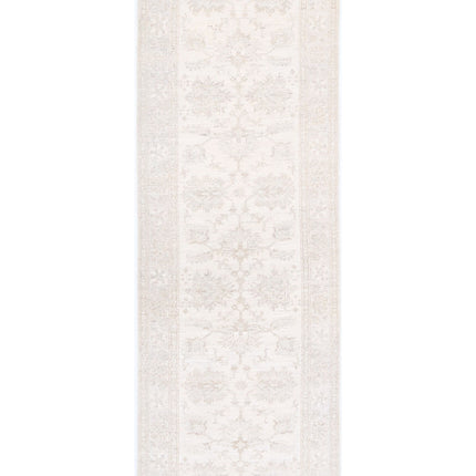 Serenity 2' 7" X 8' 0" Hand Knotted Wool Rug 2' 7" X 8' 0" (79 X 244) / Ivory / Wool