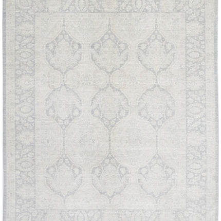 Serenity 8' 3" X 9' 9" Hand Knotted Wool Rug 8' 3" X 9' 9" (251 X 297) / Grey / Wool