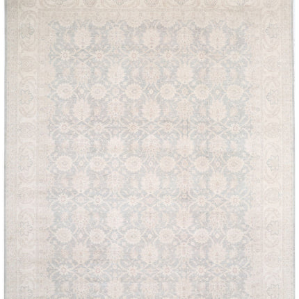 Serenity 17' 8" X 22' 0" Hand Knotted Wool Rug 17' 8" X 22' 0" (539 X 671) / Grey / Wool