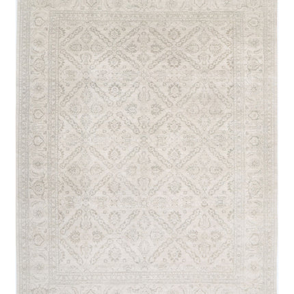 Serenity 9' 9" X 12' 10" Hand Knotted Wool Rug 9' 9" X 12' 10" (297 X 391) / Ivory / Wool