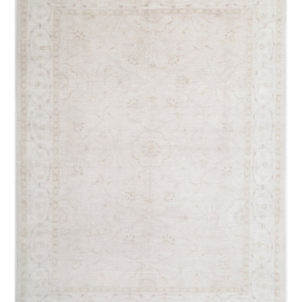 Serenity 10' 4" X 13' 7" Hand Knotted Wool Rug 10' 4" X 13' 7" (315 X 414) / Ivory / Wool
