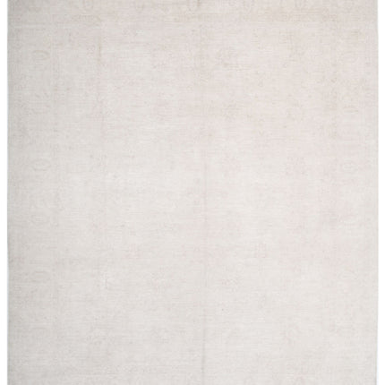 Serenity 11' 9" X 14' 3" Hand Knotted Wool Rug 11' 9" X 14' 3" (358 X 434) / Ivory / Wool