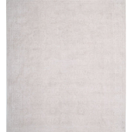Serenity 13' 0" X 16' 10" Hand Knotted Wool Rug 13' 0" X 16' 10" (396 X 513) / Ivory / Wool
