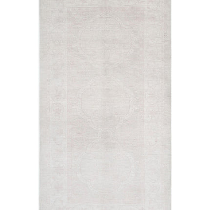 Serenity 5' 3" X 9' 9" Hand Knotted Wool Rug 5' 3" X 9' 9" (160 X 297) / Taupe / Wool
