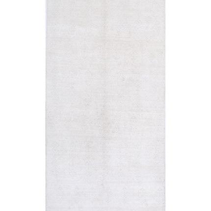 Serenity 4' 6" X 9' 6" Hand Knotted Wool Rug 4' 6" X 9' 6" (137 X 290) / Ivory / Wool
