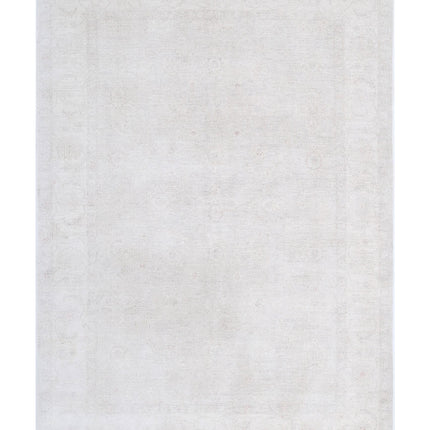 Serenity 5' 11" X 8' 4" Hand Knotted Wool Rug 5' 11" X 8' 4" (180 X 254) / Ivory / Wool
