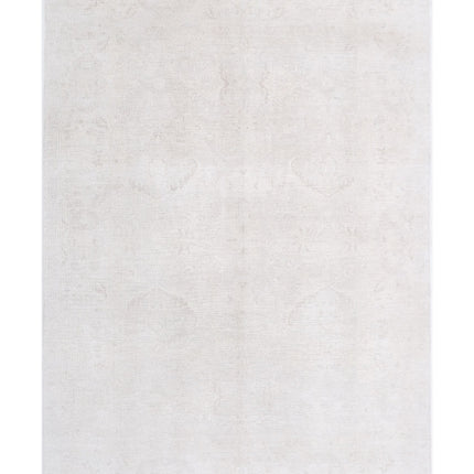 Serenity 5' 11" X 8' 5" Hand Knotted Wool Rug 5' 11" X 8' 5" (180 X 257) / Ivory / Wool