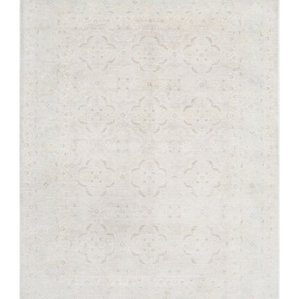 Serenity 6' 2" X 8' 3" Hand Knotted Wool Rug 6' 2" X 8' 3" (188 X 251) / Ivory / Wool