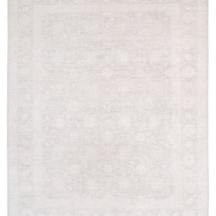 Serenity 8' 1" X 10' 4" Hand Knotted Wool Rug 8' 1" X 10' 4" (246 X 315) / Ivory / Wool