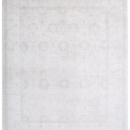 Serenity 7' 11" X 9' 9" Hand Knotted Wool Rug 7' 11" X 9' 9" (241 X 297) / Brown / Wool