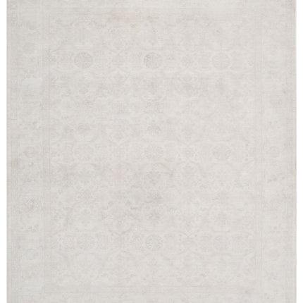 Serenity 8' 0" X 10' 2" Hand Knotted Wool Rug 8' 0" X 10' 2" (244 X 310) / Ivory / Wool