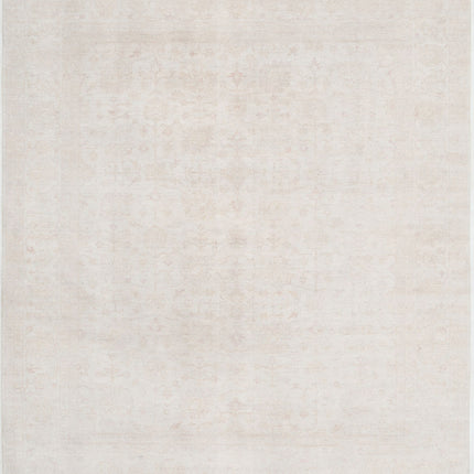 Serenity 8' 0" X 9' 6" Hand Knotted Wool Rug 8' 0" X 9' 6" (244 X 290) / Ivory / Wool