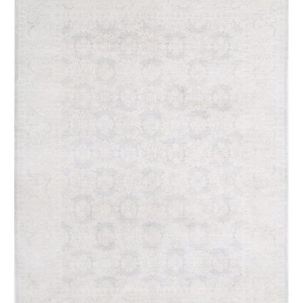 Serenity 8' 9" X 11' 6" Hand Knotted Wool Rug 8' 9" X 11' 6" (267 X 351) / Grey / Wool